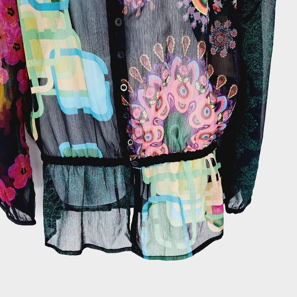 Desigual Multicolor Patterned Blouse - Picture 3 of 7